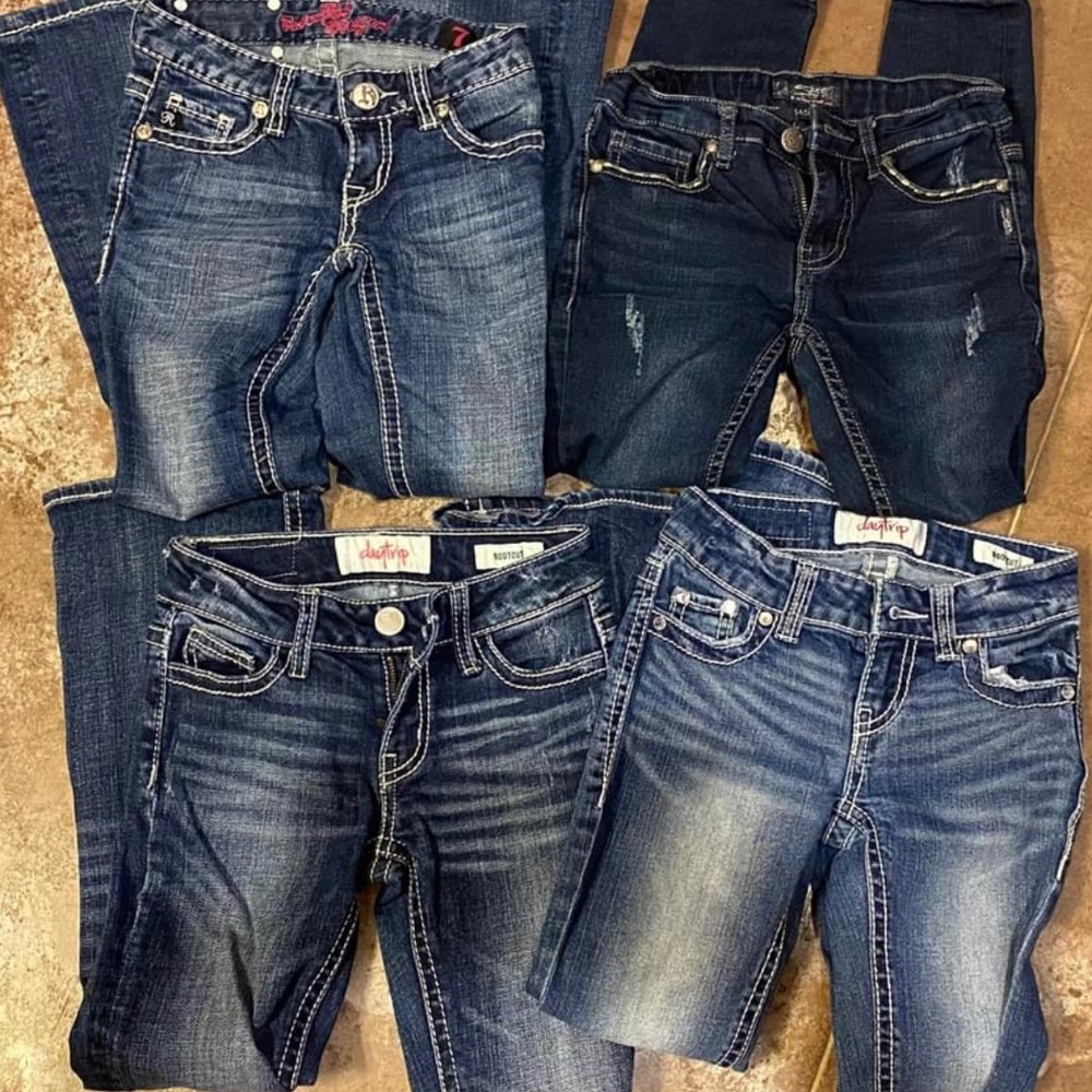 Girls lot of 4 Jeans